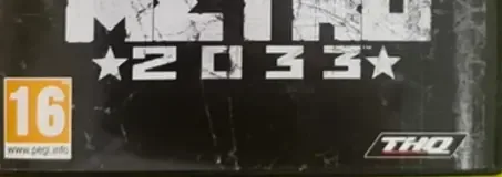 Metro 2033, the PEGI square on its front
