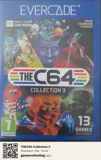 THEC64 Collection 3 Evercade, PAL box front