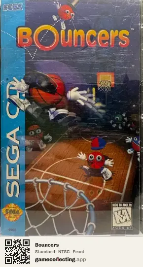 Bouncers Sega Mega-CD / Sega CD, NTSC box front