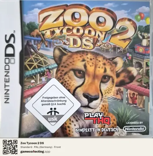 Zoo Tycoon 2 DS Nintendo DS, Germany box front