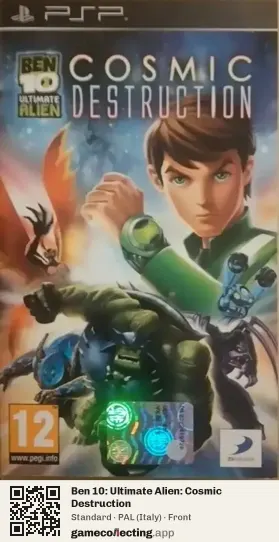 Ben 10: Ultimate Alien: Cosmic Destruction PlayStation Portable, Italy box front