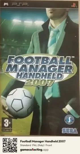 Football Manager Handheld 2007 PlayStation Portable, Italy box front