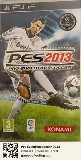 Pro Evolution Soccer 2013 PlayStation Portable, Spain box front