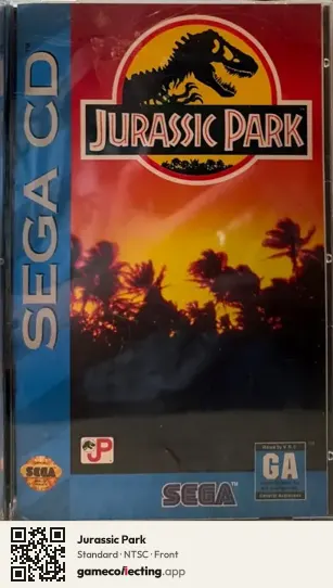 Jurassic Park Sega Mega-CD / Sega CD, NTSC box front