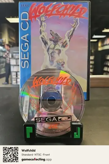 Wolfchild Sega Mega-CD / Sega CD, NTSC box front