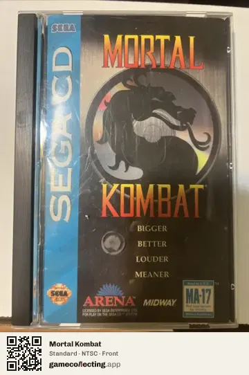 Mortal Kombat Sega Mega-CD / Sega CD, NTSC box front