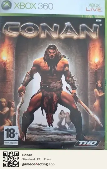 Conan Xbox 360, PAL box front