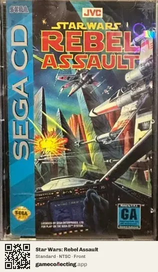 Star Wars: Rebel Assault Sega Mega-CD / Sega CD, NTSC box front