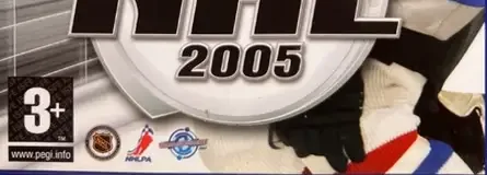 NHL 2005, the PEGI square on its front
