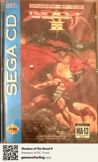 Shadow of the Beast II Sega Mega-CD / Sega CD, NTSC box front