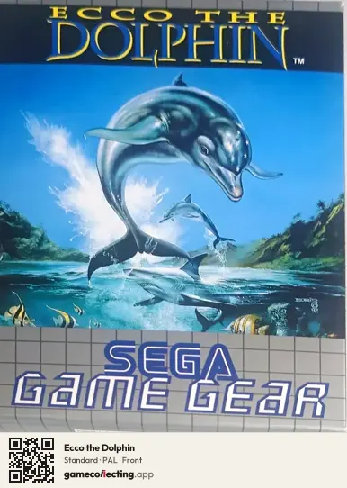 Ecco the Dolphin Sega Game Gear, PAL box front