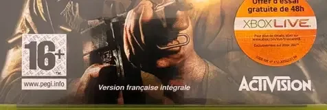 Call of Duty 3, the PEGI square on its front