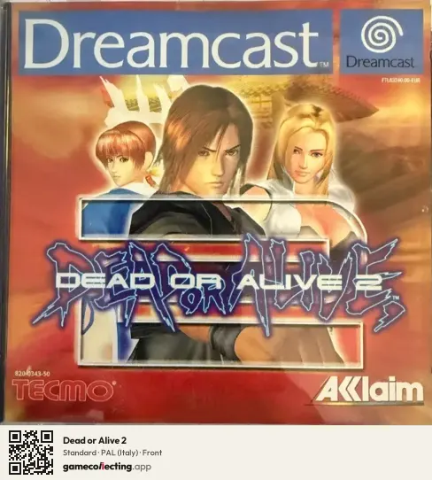 Dead or Alive 2 Sega Dreamcast, Italy box front