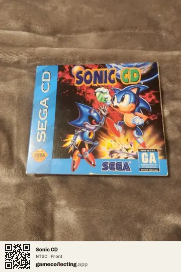 Sonic CD Sega Mega-CD / Sega CD, NTSC box front