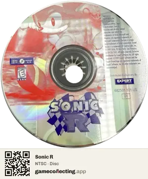 Sonic R Computer, NTSC disc