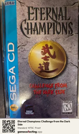 Eternal Champions: Challenge from the Dark Side Sega Mega-CD / Sega CD, NTSC box front