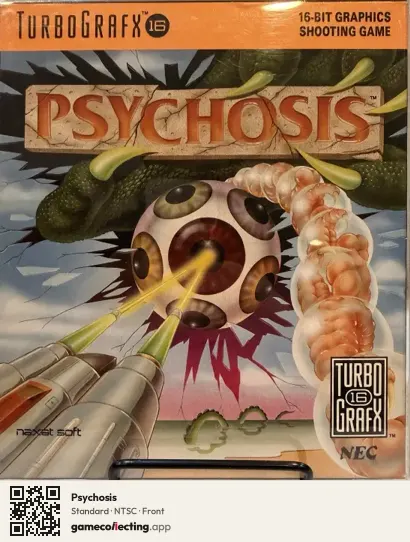 Psychosis TurboGrafx-16, NTSC box front