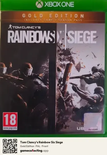 Tom Clancy's Rainbow Six Siege Xbox One, PAL box front