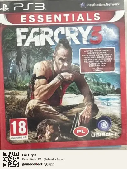 Far Cry 3 PlayStation 3, Poland box front