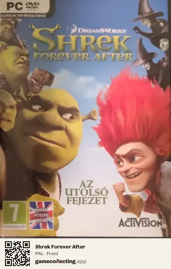 Shrek Forever After Computer, PAL box front