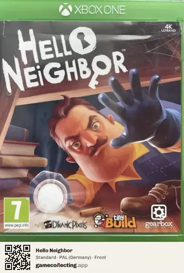 Hello Neighbor Xbox One, Germany box front