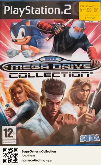Sega Genesis Collection PlayStation 2, PAL box front
