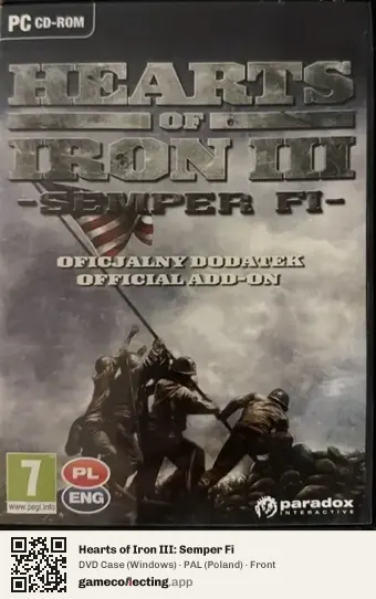 Hearts of Iron III: Semper Fi Computer, Poland box front