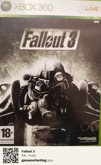 Fallout 3 Xbox 360, PAL box front