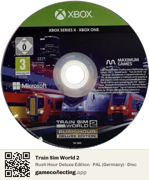 Train Sim World 2 Xbox Series X, PAL disc