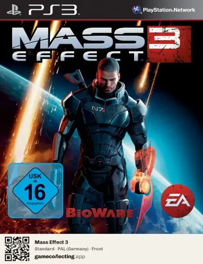 Mass Effect 3 PlayStation 3, Germany box front