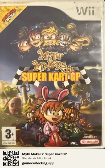Myth Makers: Super Kart GP Nintendo Wii, PAL box front