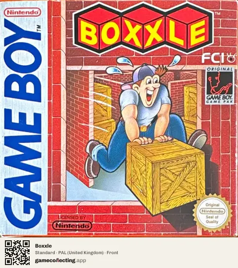 Boxxle Game Boy, United Kingdom box front