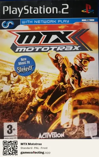 MTX Mototrax PlayStation 2, PAL box front