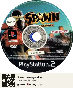 Spawn: Armageddon PlayStation 2, PAL disc