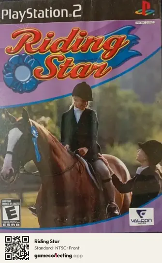 Riding Star PlayStation 2, NTSC box front
