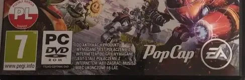 Plants vs. Zombies: Garden Warfare 2, the PEGI square on its front