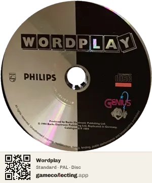 Wordplay Philips CD-i, PAL disc
