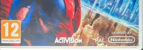 Spider-Man: Edge of Time, the PEGI square on its front