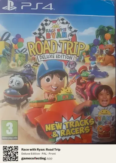 Race with Ryan: Road Trip PlayStation 4, PAL box front