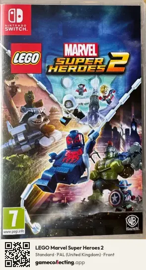 LEGO Marvel Super Heroes 2 Nintendo Switch, United Kingdom box front