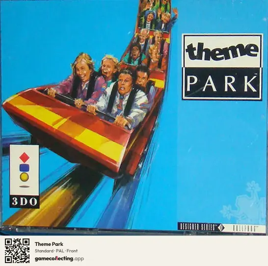 Theme Park 3DO Interactive Multiplayer, PAL box front