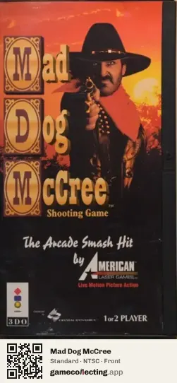 Mad Dog McCree 3DO Interactive Multiplayer, NTSC box front