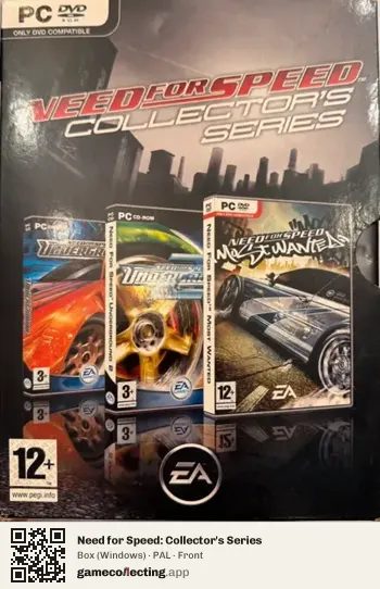 Need for Speed: Collector's Series Computer, PAL box front