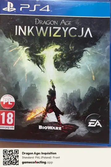 Dragon Age: Inquisition PlayStation 4, Poland box front