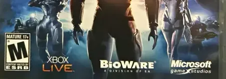 Mass Effect, the ESRB box on its front