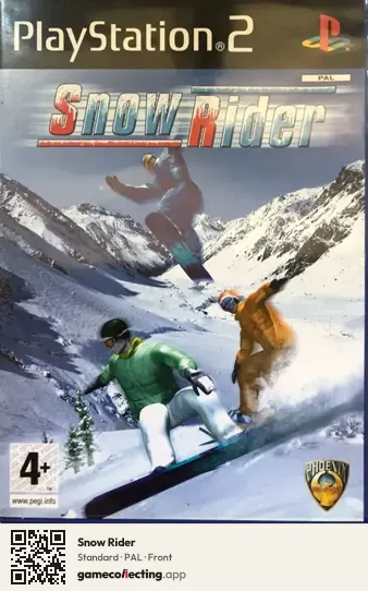 Snow Rider PlayStation 2, PAL box front