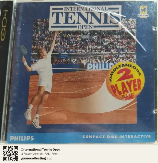 International Tennis Open Philips CD-i, PAL box front