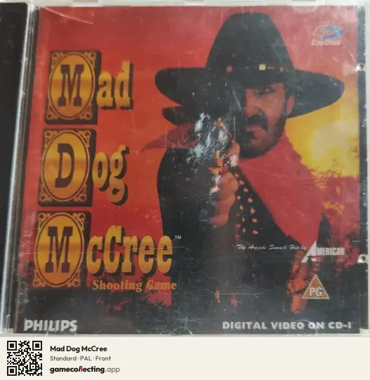 Mad Dog McCree Philips CD-i, PAL box front