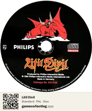 Litil Divil Philips CD-i, PAL disc