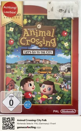 Animal Crossing: City Folk Nintendo Wii, Germany box front